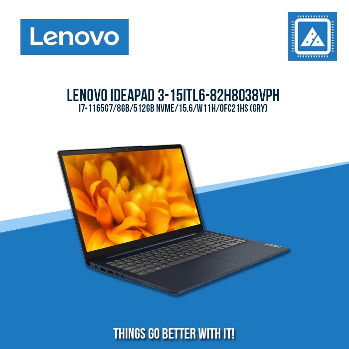 LENOVO IDEAPAD 3-15ITL6-82H8038VPH I7-1165G7/8GB/512GB NVME | BEST FOR STUDENTS AND FREELANCERS LAPTOP LENOVO IDEAPAD 3-15ITL6-82H8038VPH I7-1165G7/8GB/512GB NVME | BEST FOR STUDENTS AND FREELANCERS LAPTOP